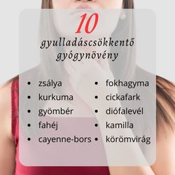 10 gyulladáscsökkentő gyógynövény